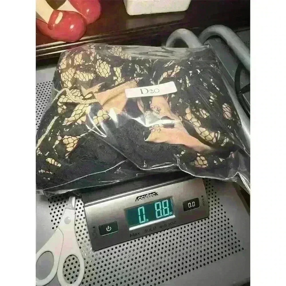 Adrianna Papell Women's Black Lace Sheath Dress Size 10 Party Cocktail - Picture 10 of 10